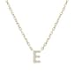 Diamond Classics&#40;tm&#41; 1/20ctw. Diamond Initial E Necklace - image 1