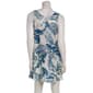 Womens J Valdi Botanical Leaf Ring Tank Dress Swim Cover Up - image 3