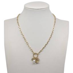 Ashley Multiple Vintage Charm Gold-Tone Necklace