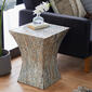 9th & Pike&#174; Multi Geometric Mussel Shells And Wood Accent Table - image 3