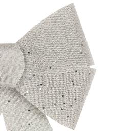 Northlight Seasonal LED Color Changing Silver Bow Décor