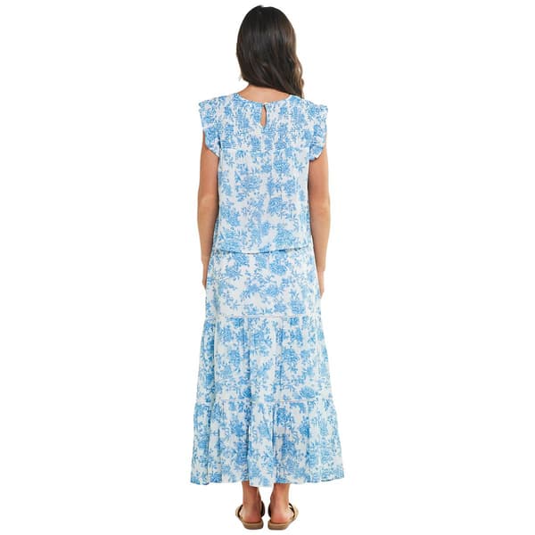 Womens Nanette Lepore Floral Tiered Skirt Set