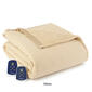 Micro Flannel&#174; Reverse to Sherpa Heated Blanket - image 2