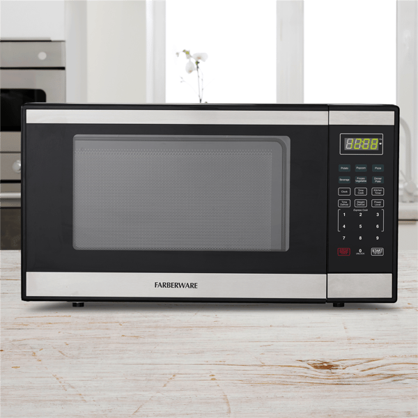 Farberware® 1.1 cu. ft. Black 1000 Watt Countertop Microwave Oven