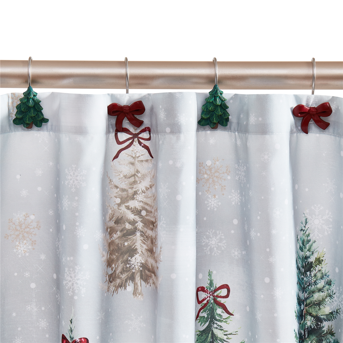 Avanti Snowy Pines Shower Curtain Hooks