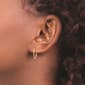 Gold Classics&#8482; 16mm. 14k Rose Gold Polished Hoop Earrings - image 3