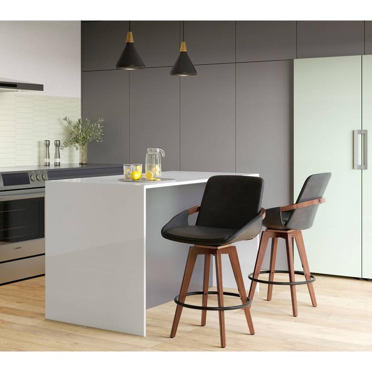 LumiSource Cosmo Mid-Century Counter Stool