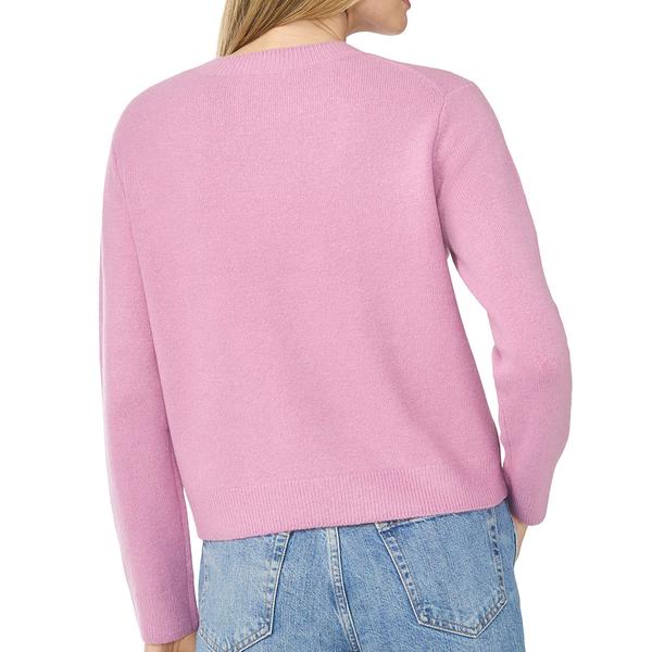 Womens Cece Long Sleeve Floral Embroidered Sweater