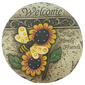Santa's Workshop 9.5in. Sunflower Welcome Stepping Stone - image 1