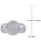 Diamond Classics™ 10kt. White Gold 1/2ctw. Diamond Swirl Ring - image 5