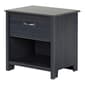 South Shore Ulysses 1-Drawer Nightstand-Blueberry - image 1