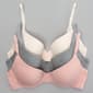 Womens Laura Ashley(R) 3pk. Seamless Molded Bra - LS6605-3PKD - image 1