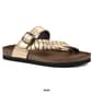 Womens White Mountain Happier Footbed Sandals - image 13