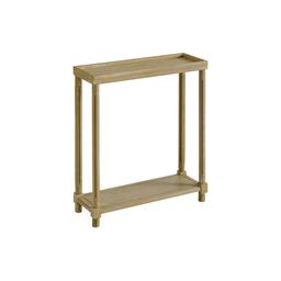 New Ridge Home Goods Harrison Side End Tables w/ Shelf - Oak
