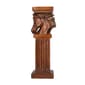 9th & Pike® Brown Polystone Traditional Pedestal Table - image 2