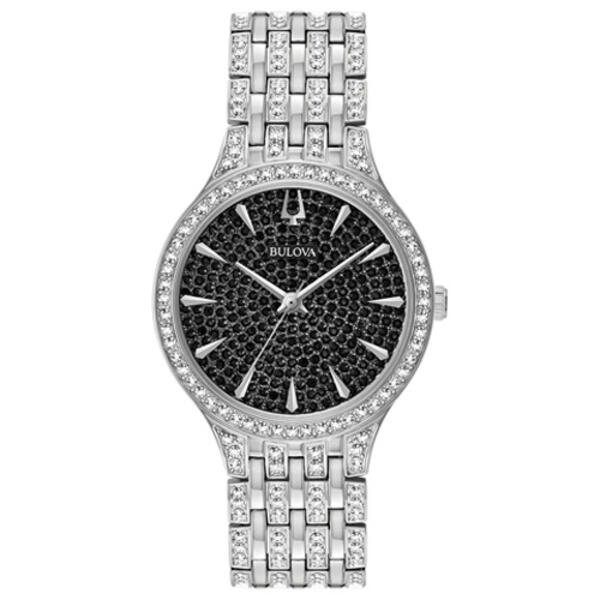 Womens Bulova Phantom Crystal Accented Bracelet Watch - 96L273 - image 