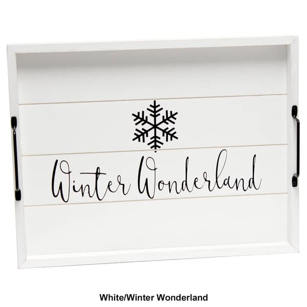 Elegant Designs&#8482; Seasonal Serving Tray w/ Handles - 13 Styles