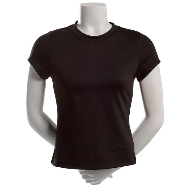 Juniors Cotton Candy Short Sleeve Butter Crew Neck Tee - image 