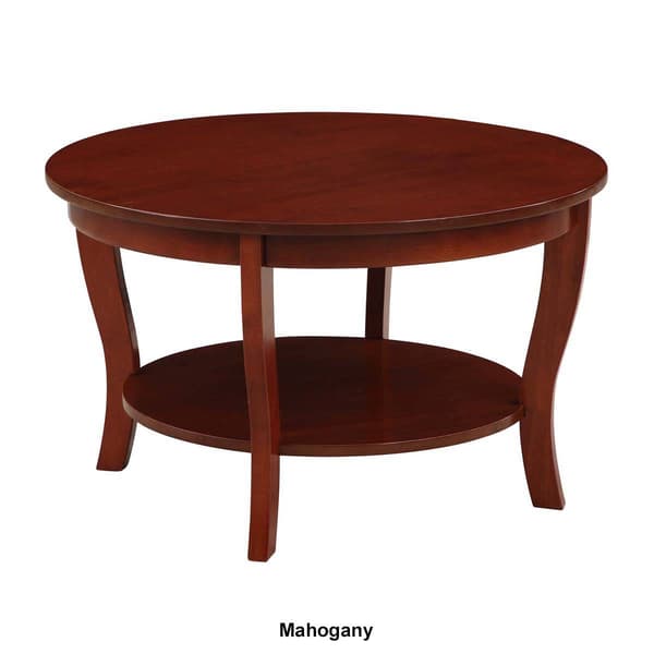 Convenience Concepts American Heritage Round Coffee Table