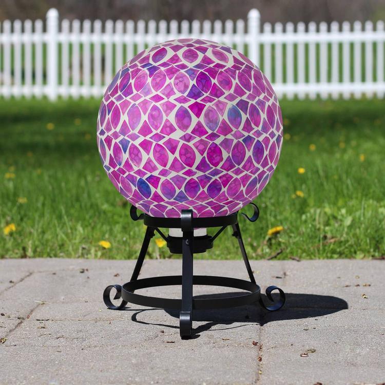 Northlight Seasonal Iridescent Mosaic Garden Gazing Ball