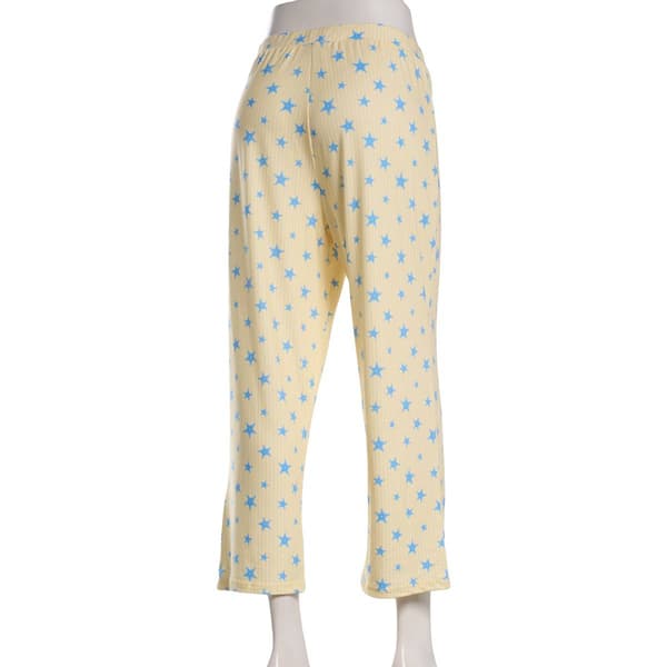 Womens Charmour Starfish Stripe Pajama Capri Pants