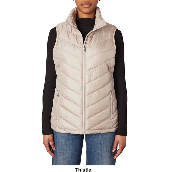 Womens Big Chill Chevron Puffer Vest