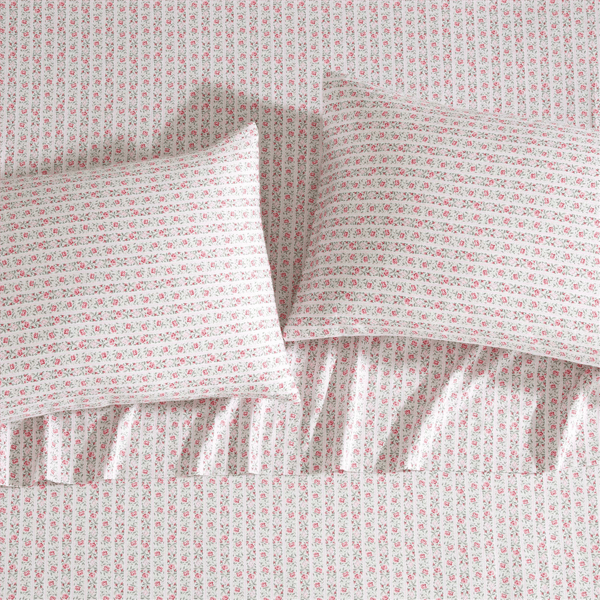 Laura Ashley® Marta Cotton Sateen Stripe Sheet Set