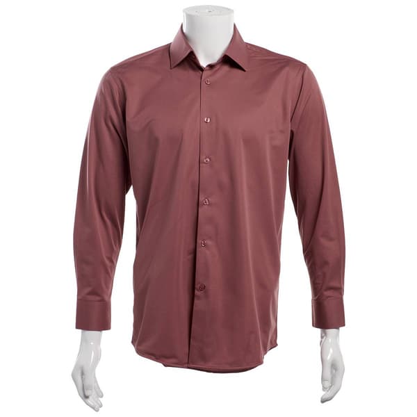 Mens Tom Baine Regular Fit Performance Dress Shirt - Rust - image 