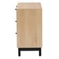 Baxton Studio Cherelle Light Brown 3-Drawer Storage Cabinet - image 4