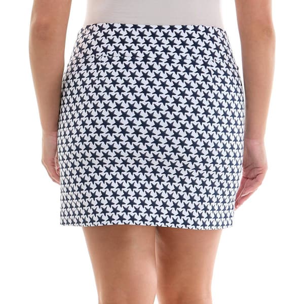Womens Zac & Rachel Pull On Stars Millennium Stencil Skort