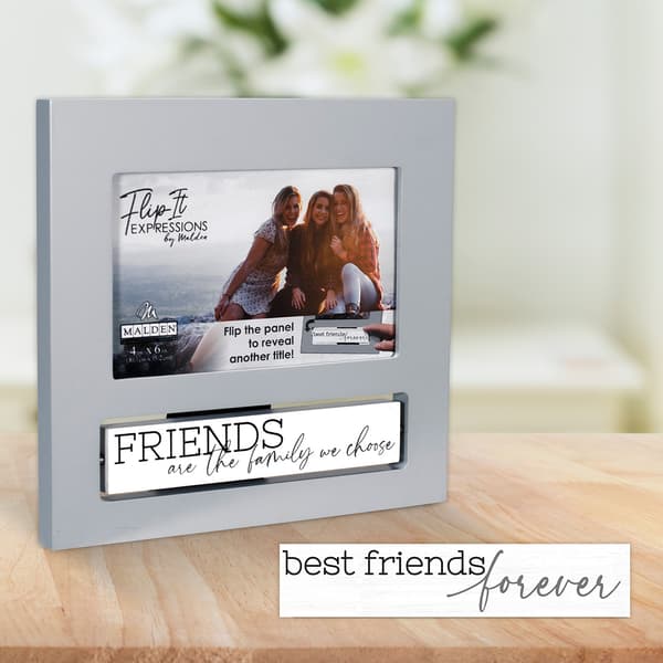 Malden Sentiment Friends Flip-It Frame - 4x6 - image 