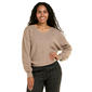 Womens Zac & Rachel Long Sleeve Sequin Shoulder Sweater - image 1