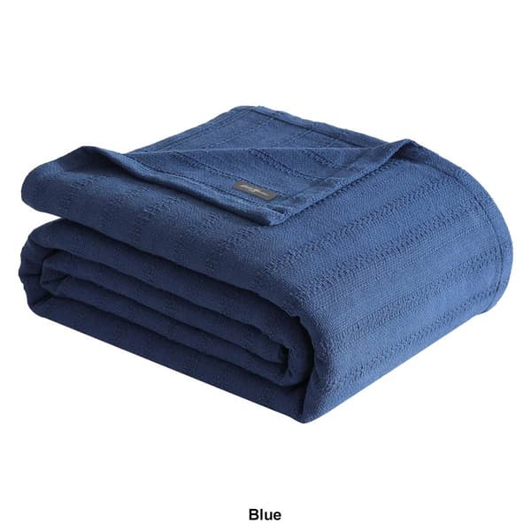Eddie Bauer Variegated Weave Stripe Blanket