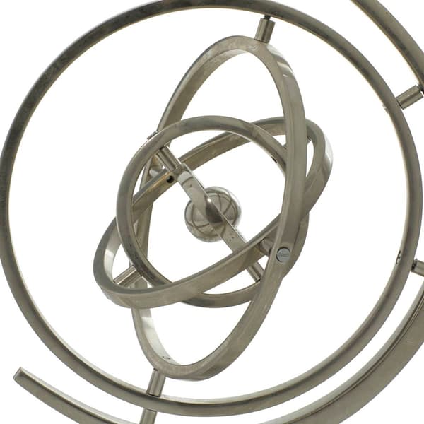 9th &amp; Pike® Silver Aluminum Glam Armillary
