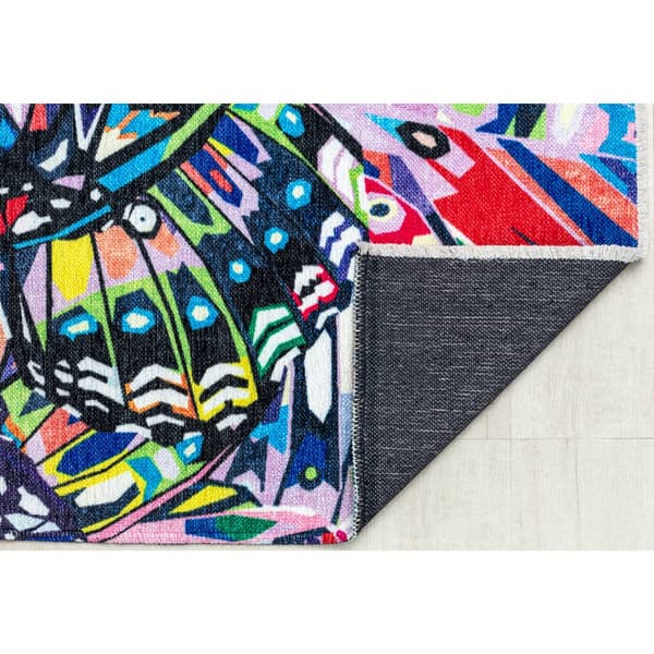 Elizabeth Sutton Maisie Chasing Rainbows Rectangular Area Rug