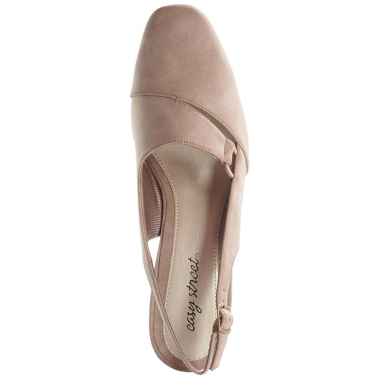 Womens Easy Street Choice Suede Slingback Pumps