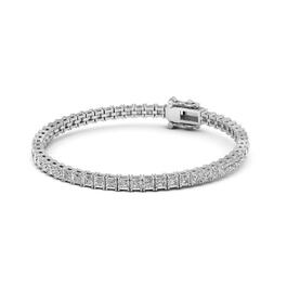 Moluxi&#8482; Sterling Silver Moissanite Bracelet