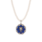 Symbols of Faith Silver-Tone Star of Bethlehem Pearl Necklace - image 1