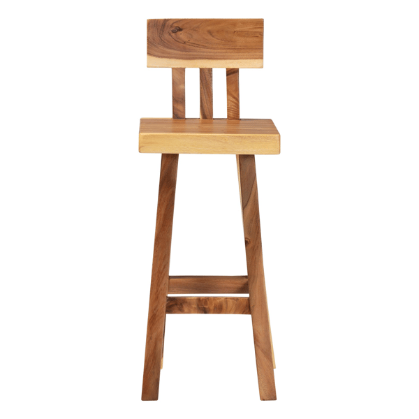 bali & pari Luli Suar Wood Bar Stool