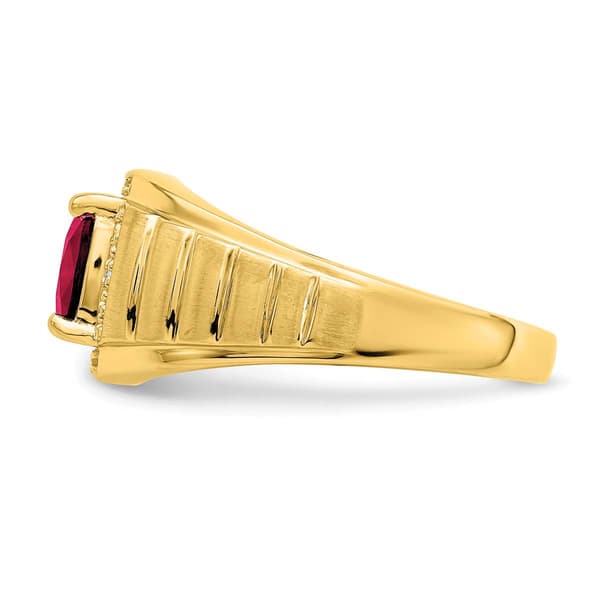 Mens Gentlemen&#8217;s Classics&#8482; 14kt. Gold 2 1/2ctw. Ruby Ring