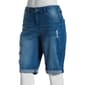 Womens Royalty 1 Button 11in. Cuffed Bermudas-Medium Wash - image 1