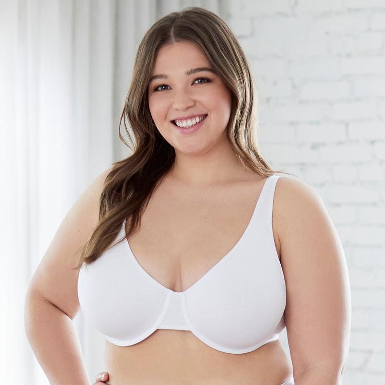 Womens Bestform Unlined Cotton Stretch Underwire Bra 5000100