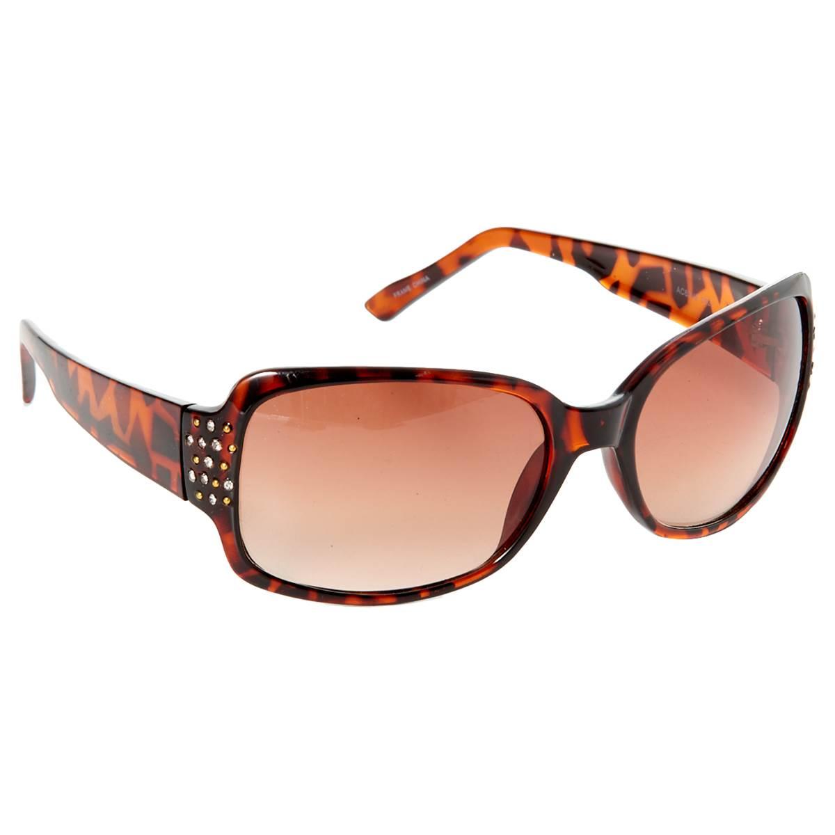 Womens Ashley Cooper(tm) Large Rhinestone Butterfly Sunglasses