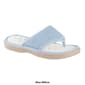 Womens Isotoner Eyelet Shield Thong Slippers - image 6