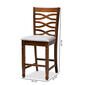 Baxton Studio Lanier 2 Piece Counter Height Pub Chair Set - image 8