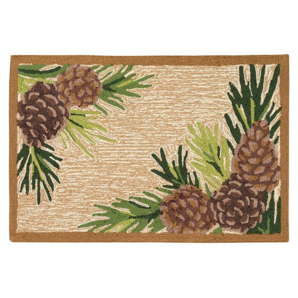 Liora Manne Ravella Forest Border Rectangular Accent Rug