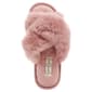 Womens Jessica Simpson Plush Cross Slide Slippers - image 4