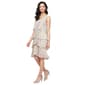 Womens SLNY Shimmer Tiered Jacket Dress - image 3