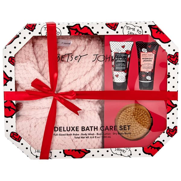 Betsey Johnson Deluxe Bath Care Set - image 