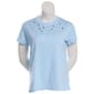 Womens Top Stitch by Morning Sun Short Sleeve American Stars Tee - image 1